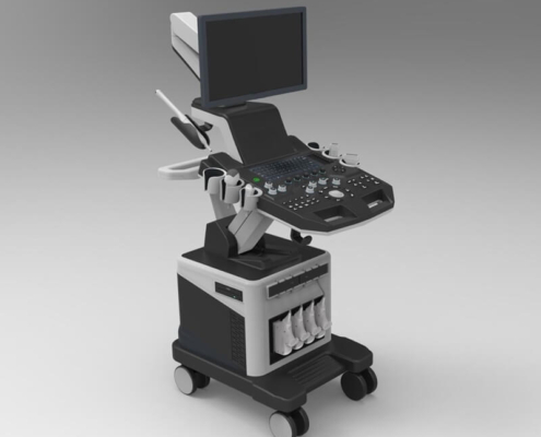 Trolley doppler liver veterinary ultrasound machine PM-V5T