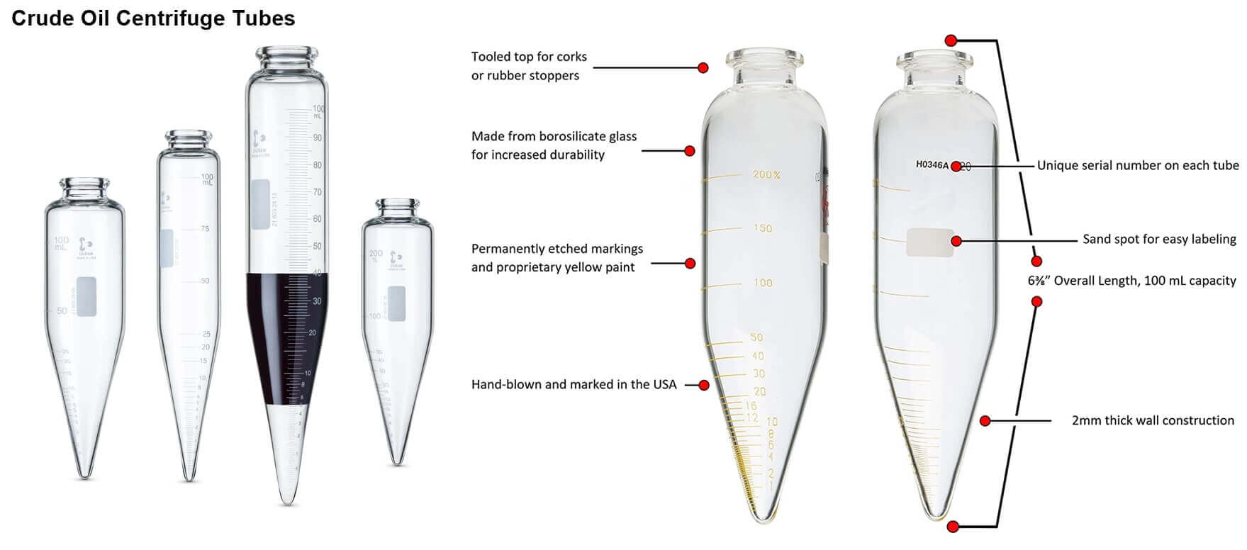 Crude Oil Centrifuge Tubes - Crude Oil Centrifuge